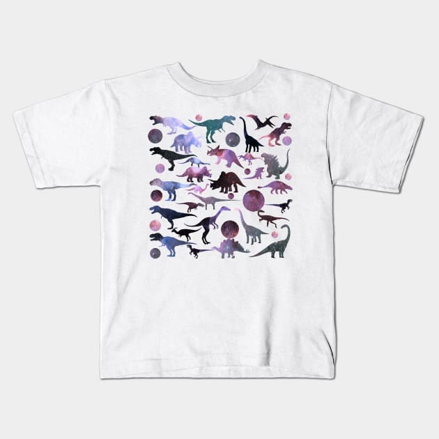 Dinosaurs Kids T-Shirt by Creation Cartoon